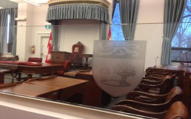 An image of the legislative chamber