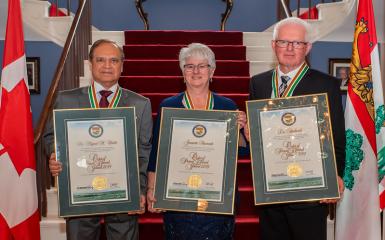 An image of the 2019 recipients of the medal of merit
