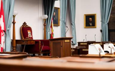 An image of the legislative chamber