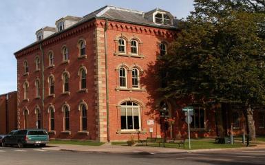 An image of the outside of the J Angus MacLean Building