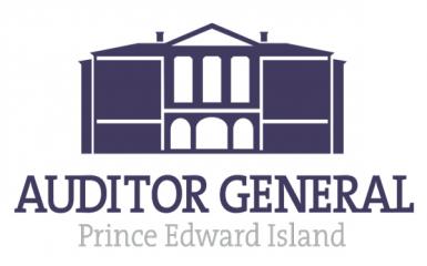 The logo of the Auditor General's Office, a purple silhouette of Province House.